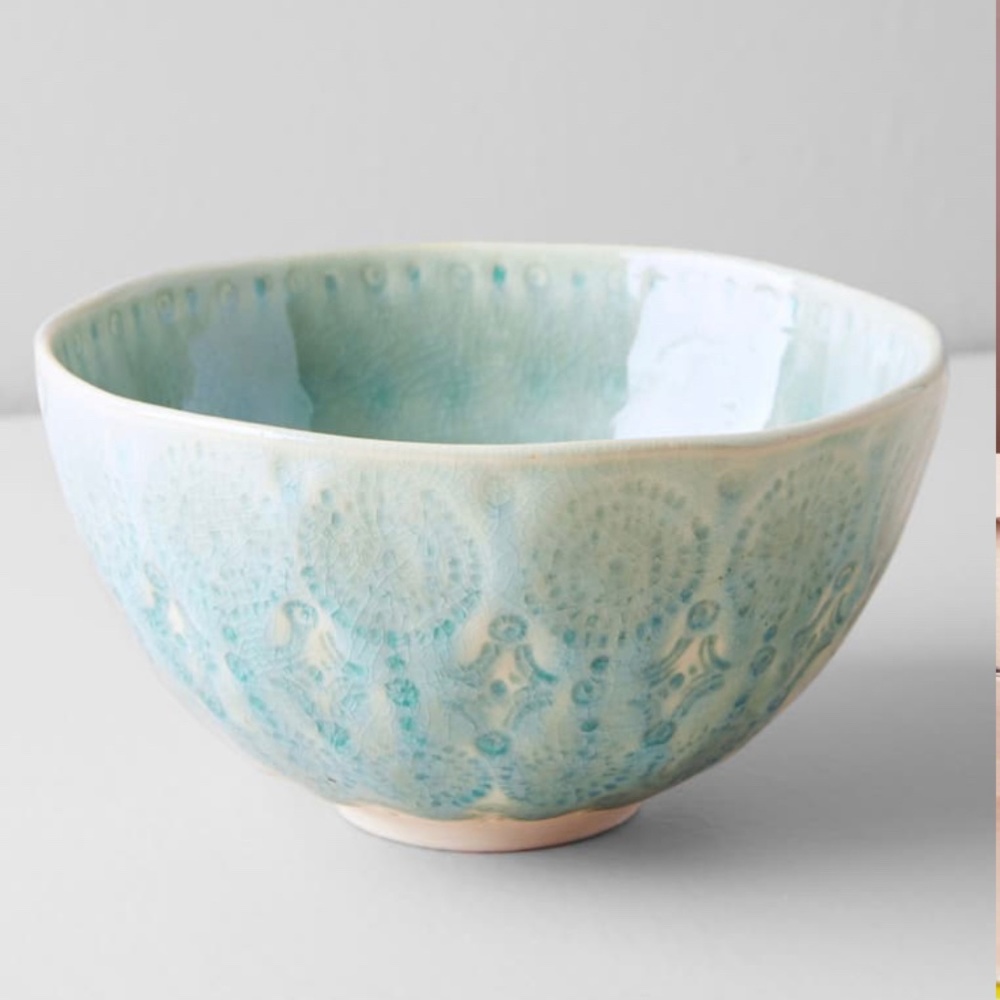 Anthropologie Old Havana Stoneware Cereal Bowl